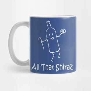 All That Shiraz White Pocket Mug